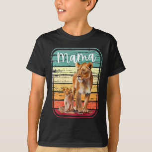 Vrouwen Mama Leeuw Leeuwin Nieuwe Mama Schattige M T-shirt