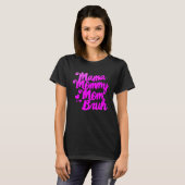 Vrouwen Mama Mama Moeder Bruh Grappige Moeder's T-shirt (Voorkant volledig)