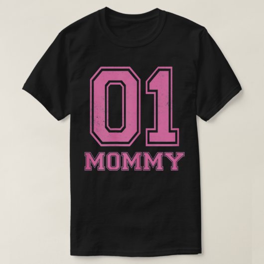 Vrouwen mammie nummer één vrouwelijke Moederdag T-shirt (Design voorkant)