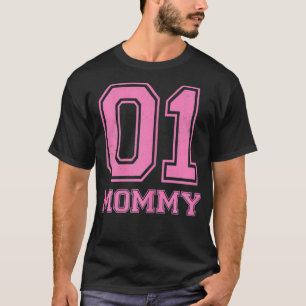 Vrouwen mammie nummer één vrouwelijke Moederdag T-shirt