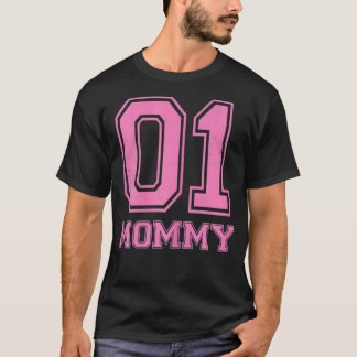 Vrouwen mammie nummer één vrouwelijke Moederdag T-shirt