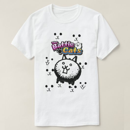 Vrouwen Mannen Battle Cats Retro  T-shirt (Design voorkant)