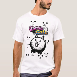 Vrouwen Mannen Battle Cats Retro T-shirt