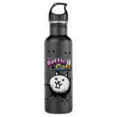 Vrouwen Mannen Battle Cats Retro  Waterfles (Voorkant)