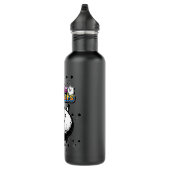 Vrouwen Mannen Battle Cats Retro  Waterfles (Rechts)