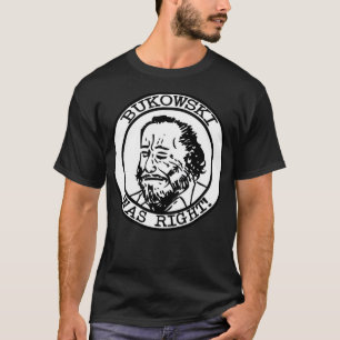 Vrouwen Mannen Charles Bukowski Cool Graphic Gift T-shirt