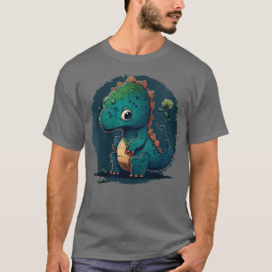 Vrouwen Mannen Dinosaur Vrouwen Kind VNeck 43 T-shirt