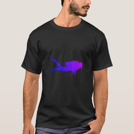 Vrouwen Mannen Diver T-shirt (Voorkant)