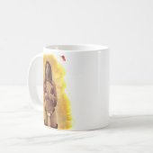 Vrouwen Mannen Emily Ratajkowski in Ferrero Rocher Koffiemok (Voorkant links)