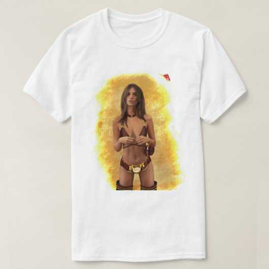 Vrouwen Mannen Emily Ratajkowski in Ferrero Rocher T-shirt (Design voorkant)