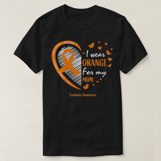 Vrouwen Mannen Kinder vrouwen die ik Oranje Draag  T-shirt (Design voorkant)