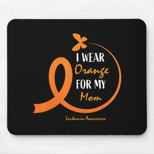 Vrouwen Mannen Kinderen die ik Oranje Draag heb vo Muismat (Voorkant)