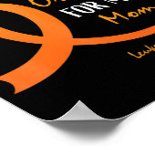 Vrouwen Mannen Kinderen die ik Oranje Draag heb vo Poster (Hoek)