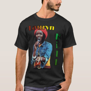 Vrouwen Mannen Lauryn Great Hil Vrouw Rapper voor T-shirt