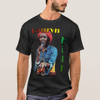 Vrouwen Mannen Lauryn Great Hil Vrouw Rapper voor T-shirt