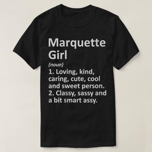 Vrouwen MARQUETTE L MI MICHIGAN Grappige Stad Home T-shirt (Design voorkant)