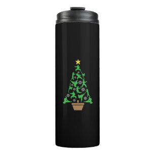 Vrouwen Martial Arts - Meisjes Karate Kerstboom Thermosbeker