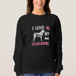 Vrouwen Mastiff Dog Oma Ik hou van mijn Granddog h Trui