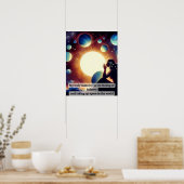 Vrouwen mediteren op lichaamspositiviteit poster (Keuken)