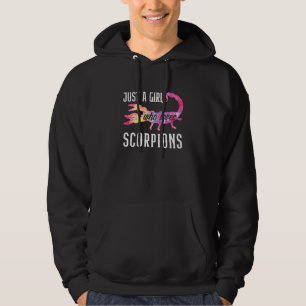 Vrouwen meisje die houdt van schorpioenen horoscoo hoodie