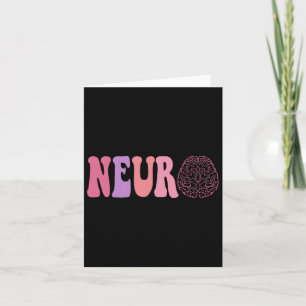 Vrouwen Meisje Neurologie Neuro Nurse Neuro Squad Kaart