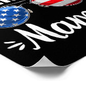 Vrouwen Meisjes All American Mama 4 juli  Poster (Hoek)