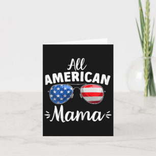 Vrouwen Meisjes Alle Amerikaanse Mama 4 Juli Kaart