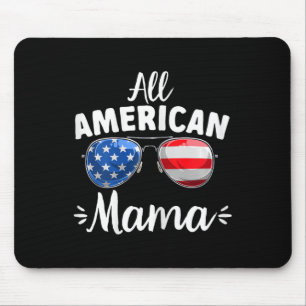 Vrouwen Meisjes Alle Amerikaanse Mama 4 Juli Muismat