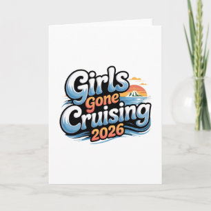 Vrouwen Meisjes Gaan Cruisen 2026 Cruise Vakantie Kaart