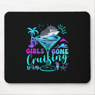 Vrouwen Meisjes Gaan Cruisen Matching Cruise Vakan Muismat