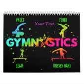 Vrouwen Meisjes Gymnastiek Motivatie Gymnast 2024 Kalender (Hoes)