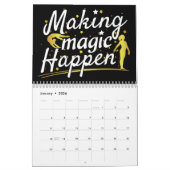 Vrouwen Meisjes Gymnastiek Motivatie Gymnast 2024 Kalender (Jan 2026)