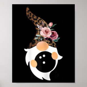 Vrouwen Meisjes Schattig Bowling En Kabouter Met L Poster