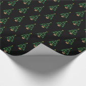 Vrouwen Meisjes Softbal Kerstboom Cadeaupapier (Hoek)