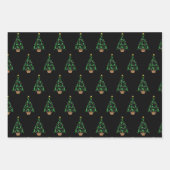 Vrouwen Meisjes Softbal Kerstboom Inpakpapier Vel (Voorkant)