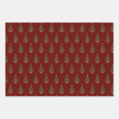 Vrouwen Meisjes Voetbal Kerstboom Inpakpapier Vel (Voorkant 2)