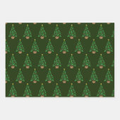 Vrouwen Meisjes Voetbal Kerstboom Inpakpapier Vel (Voorkant)