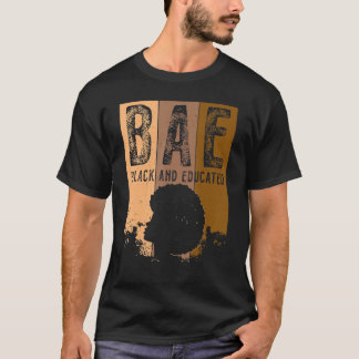 Vrouwen meisjes zwart en opgeleid kleding afro t-shirt