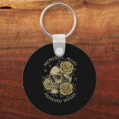 Vrouwen Memento Mori Memento Vivere _ Filosofie &a Sleutelhanger (Voorkant)