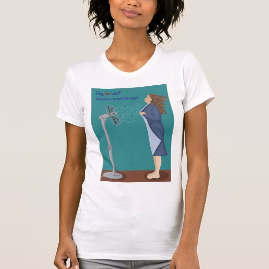 Vrouwen, menopauze, middelbare leeftijd, ouder, vo t-shirt (Voorkant)