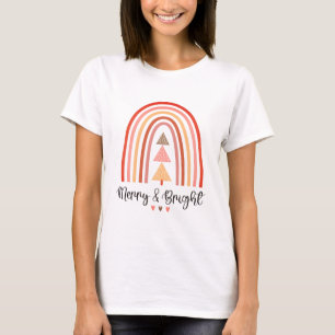 Vrouwen Merry & Bright Christmas T-shirt