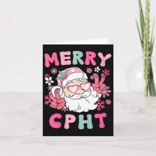 Vrouwen Merry CPHT Kerst Gecertificeerde Apotheek  Kaart