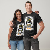 Vrouwen Messy Bun Occupational Therapy van de maan T-shirt (Unisex)