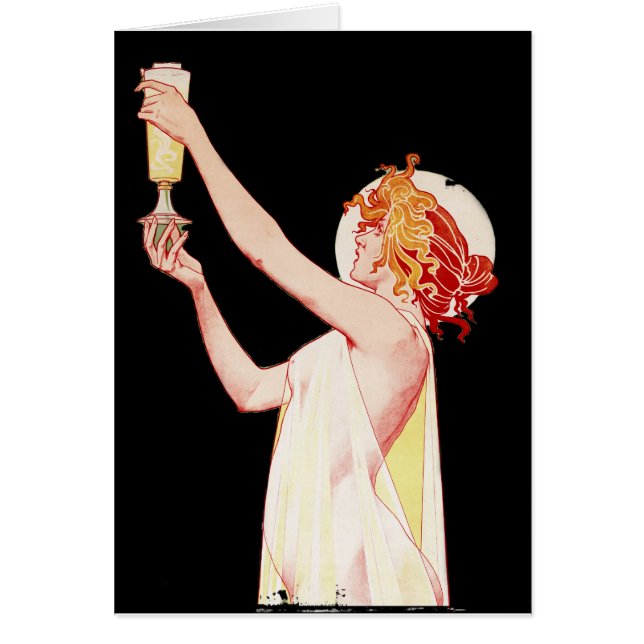 Vrouwen met Absinthe op zwarte achtergrond (Voorkant)