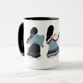 Vrouwen met alle mogelijkheden Koffiekoffie-Mok Mok (Voorkant links)