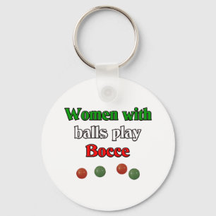 Vrouwen met ballen sleutelhanger