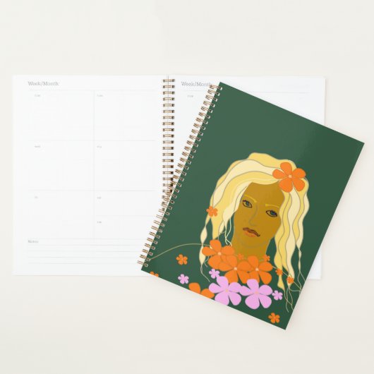 Vrouwen met bloemen planner (Display)