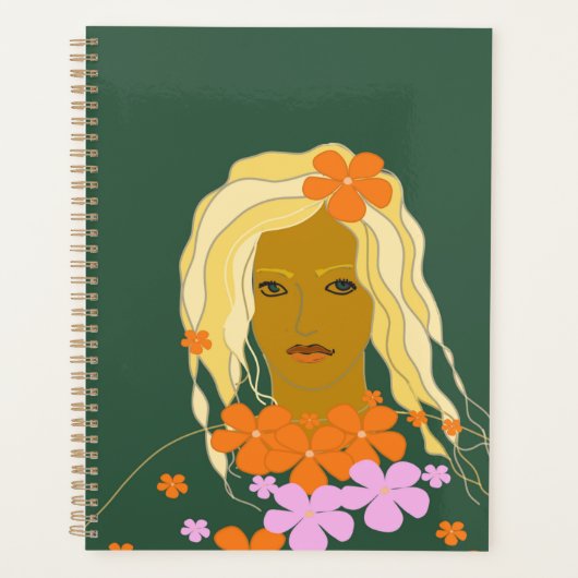 Vrouwen met bloemen planner (Voorkant)