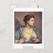 Vrouwen met borsten van Jacopo Tintoretto Briefkaart (Voorkant / Achterkant)