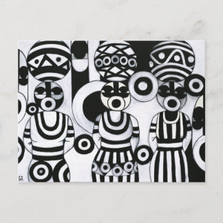 Vrouwen met Calabashes van Emeka! Briefkaart